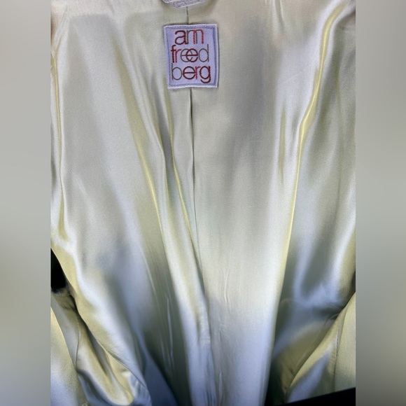 Ann Freedberg Forest Green Double Breasted Jacket Size 6 - Picture 7 of 8